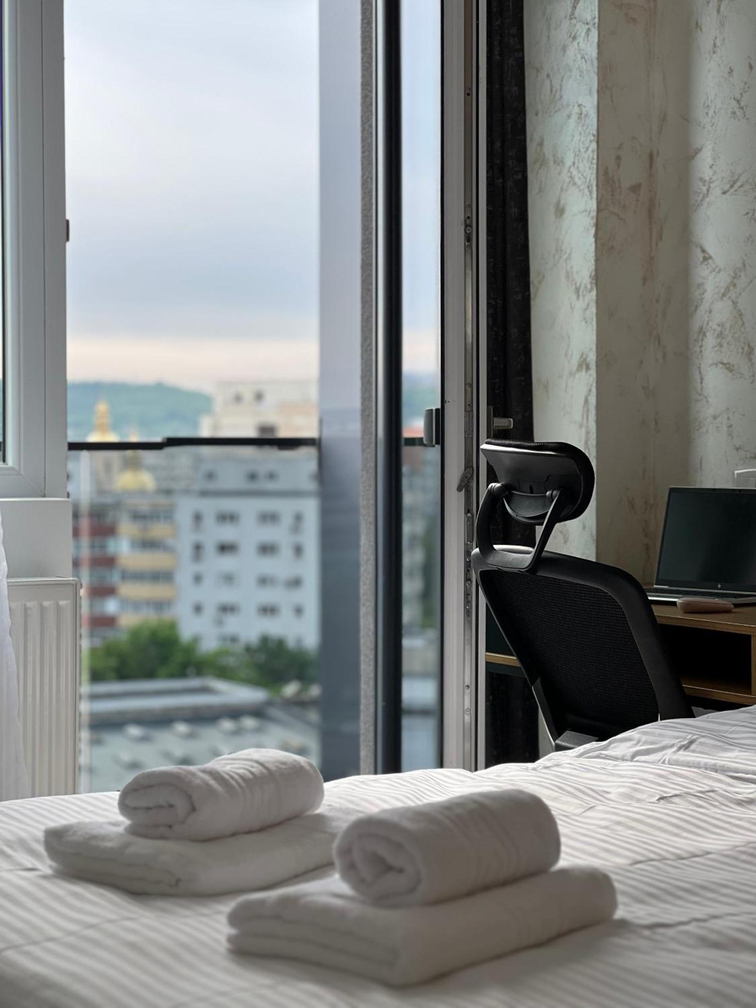 Studios & Apartments Palas By Glam At Lazar Towers Iasi Exterior photo